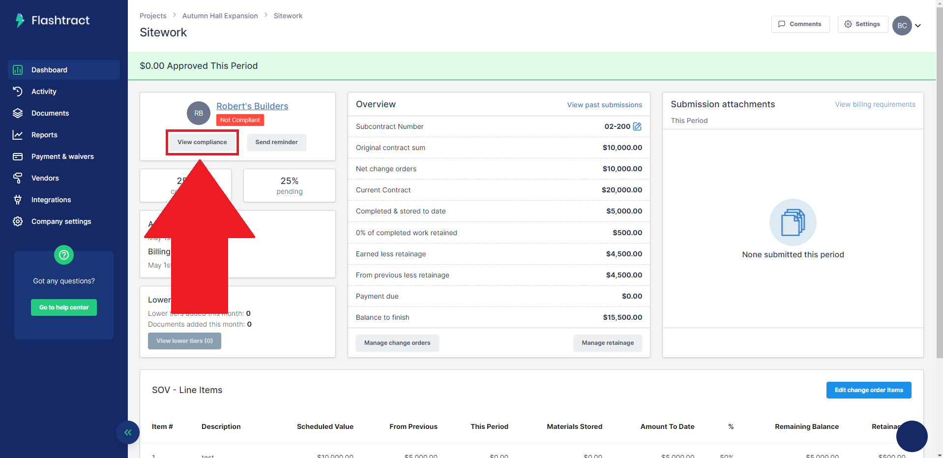 Uploading Compliance Documents By Subcontractors – Flashtract